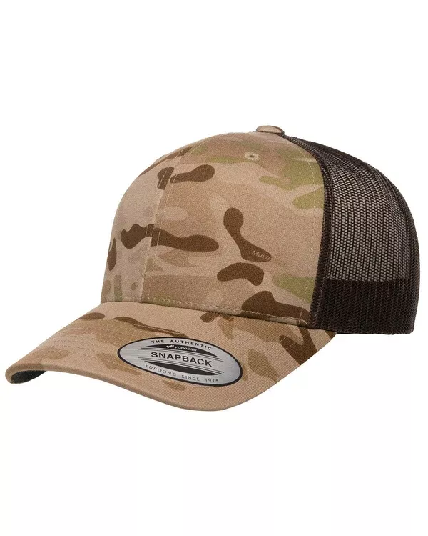 Yupoong 6606MC YP Classics Retro Trucker Multicam Snapback