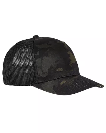 Yupoong Adult Flexfit Multicam Trucker Mesh Cap. 6511MC