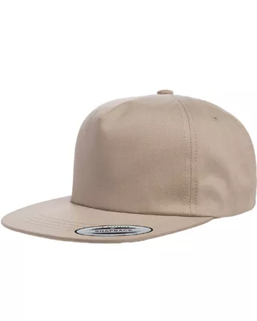 Yupoong Adult Unstructured 5-Panel Snapback Cap. Y6502