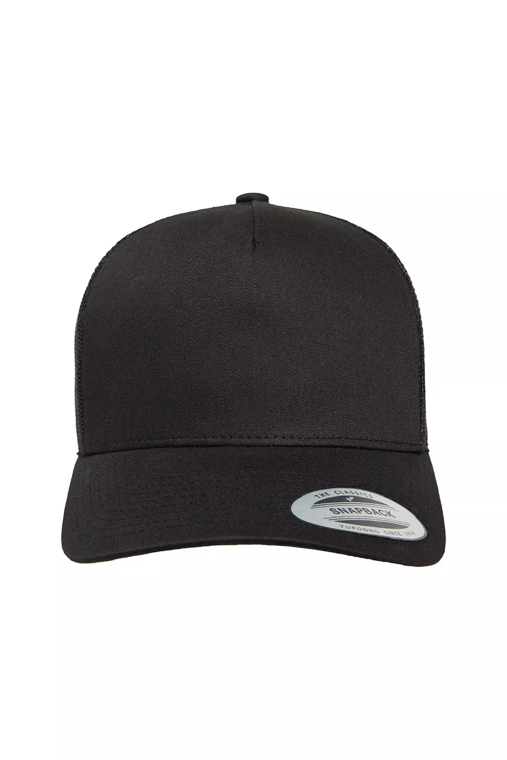 Yupoong Hats Mens Adjustable Trucker Hat - Black