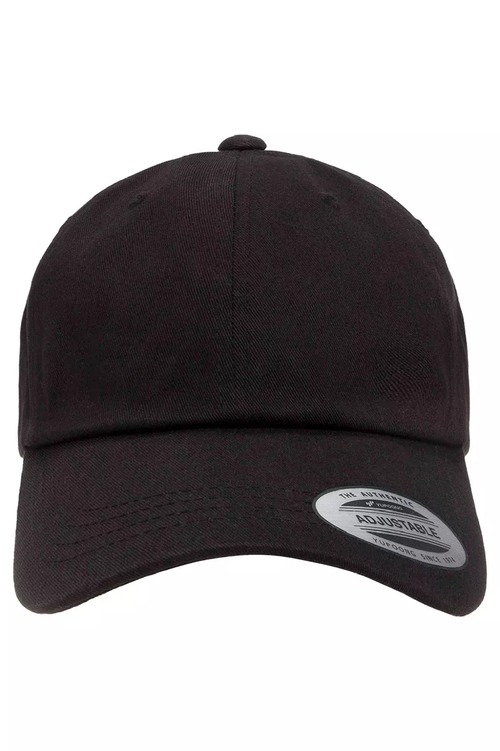 Yupoong Hats Mens Classic Adjustable Dad Hat - Black