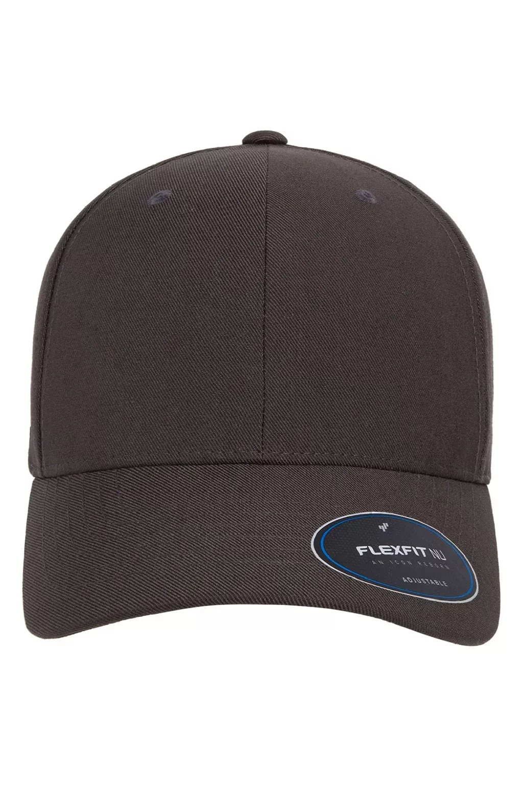 Yupoong Hats Mens Nu Moisture Wicking Adjustable Hat - Dark Grey