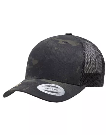 Yupoong Retro Trucker Multicam Snapback. 6606MC