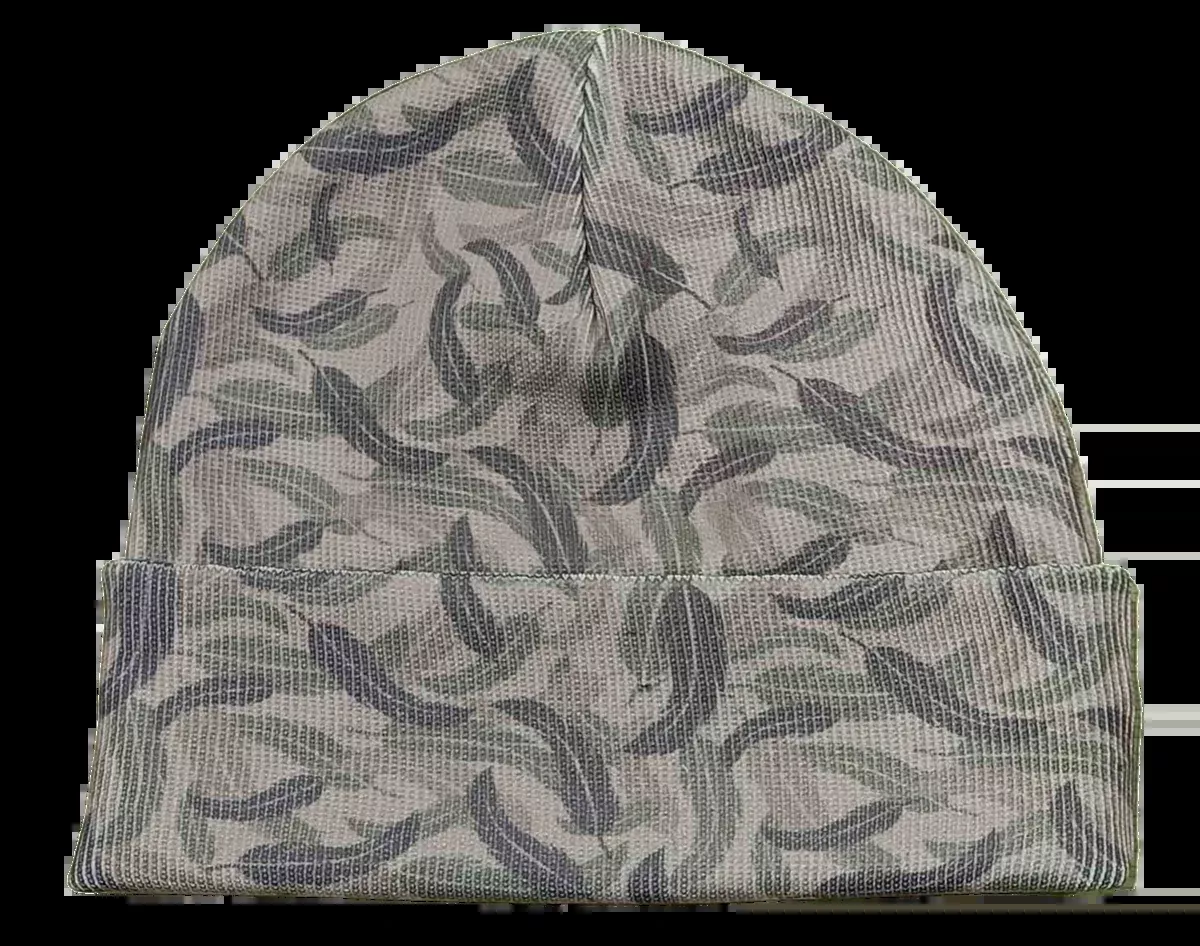 Zapped Headwear Pattern Cuff Beanies