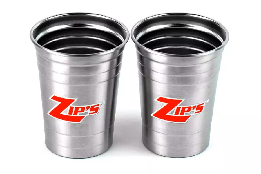 Zip's 16 Oz. Stainless Steel Cups